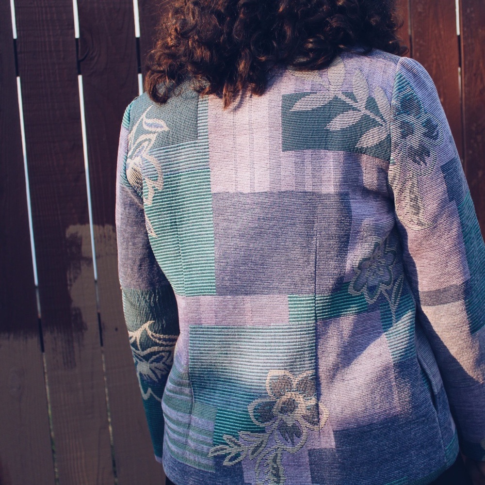 Alfred Dunner Vintage Patchwork Jacket - image 3